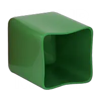 Kwadratowe plastikowe zaślepki